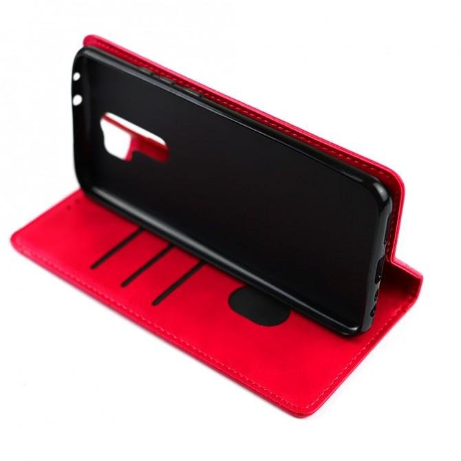 Чохол-книжка Lines Leather для Xiaomi Redmi 9 Hot Pink-4