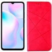 Чохол-книжка Lines Leather для Xiaomi Redmi 9A Hot Pink