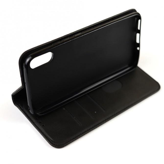 Чохол-книжка Lines Leather для Xiaomi Redmi 9A Black-3