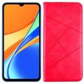 Чохол-книжка Lines Leather для Xiaomi Redmi 9C Hot Pink