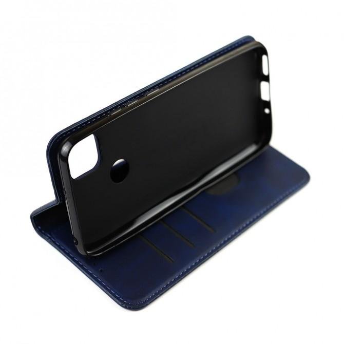 Чохол-книжка Lines Leather для Xiaomi Redmi 9C Blue-3