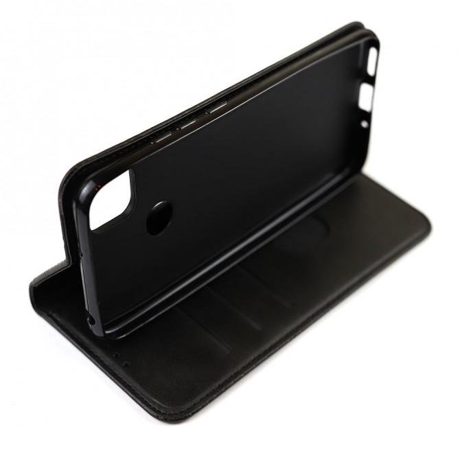 Чохол-книжка Lines Leather для Xiaomi Redmi 9C Black-3