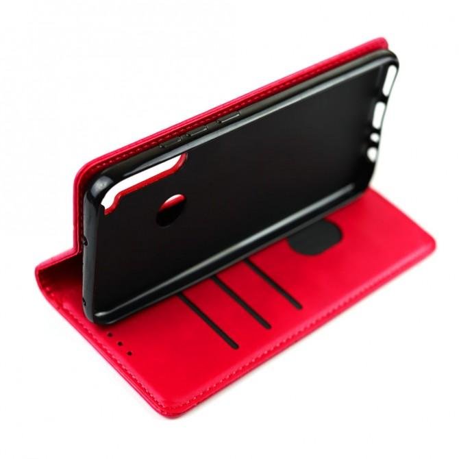 Чохол-книжка Lines Leather для Xiaomi Redmi Note 8T Hot Pink-3