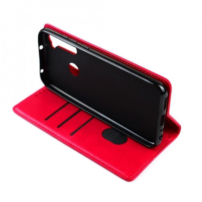 Чохол-книжка Lines Leather для Xiaomi Redmi Note 8T Hot Pink-4