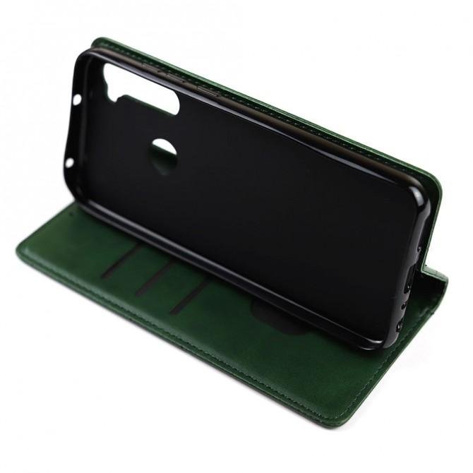 Чохол-книжка Lines Leather для Xiaomi Redmi Note 8T Green-4