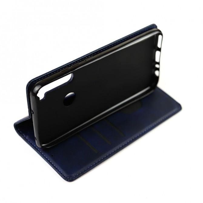 Чехол-книжка Lines Leather для Xiaomi Redmi Note 8T Blue-3