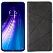 Чохол-книжка Lines Leather для Xiaomi Redmi Note 8T Black