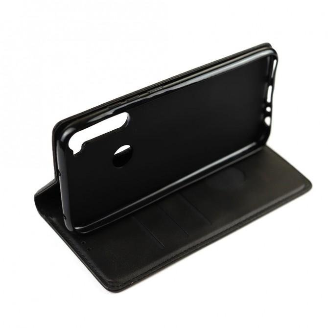 Чохол-книжка Lines Leather для Xiaomi Redmi Note 8T Black-3