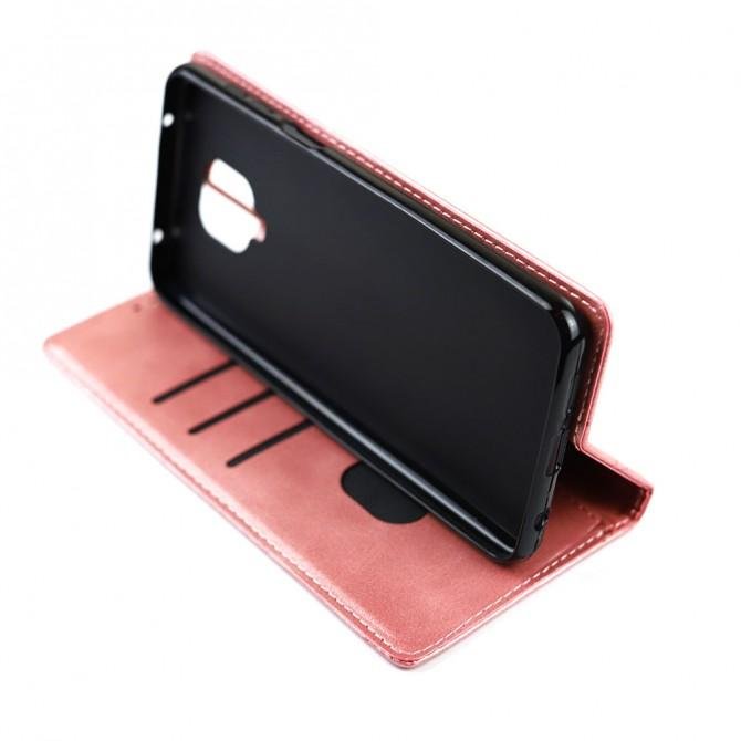 Чехол-книжка Lines Leather для Xiaomi Redmi Note 9s/Note 9 Pro Pink-4