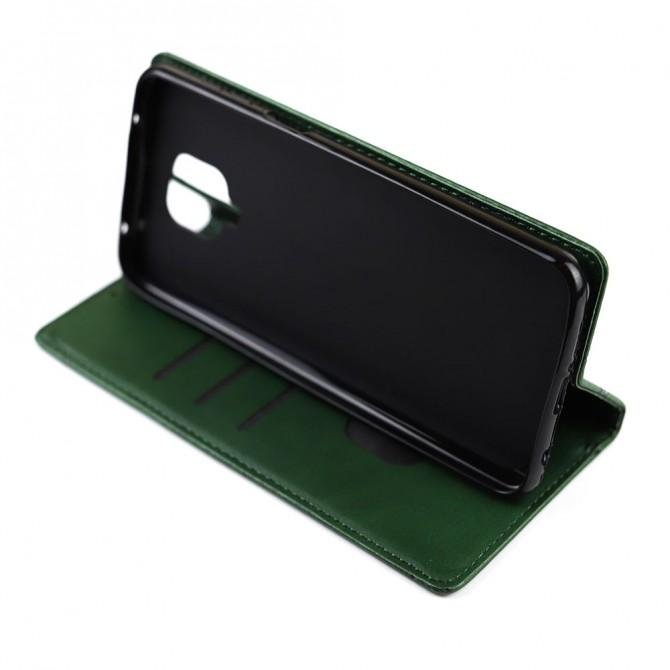 Чохол-книжка Lines Leather для Xiaomi Redmi Note 9s/Note 9 Pro Green-4