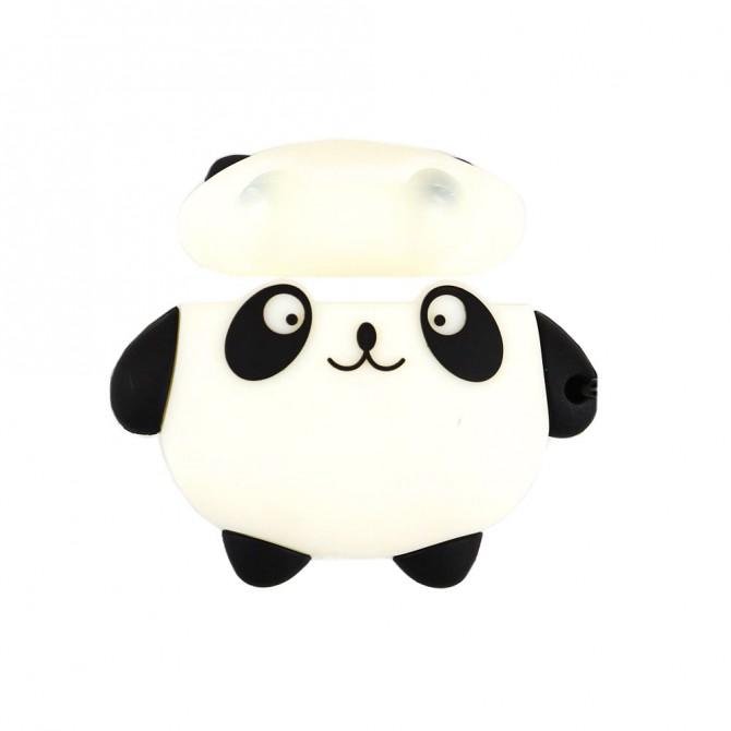 Чехол U-Like Cartoon Silicone Case для Airpods Panda Black/White