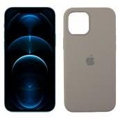 Чехол силиконовый для iPhone 12 mini Серый FULL