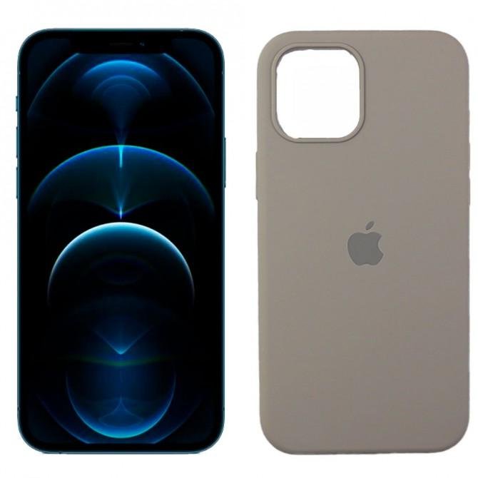Чехол силиконовый для iPhone 12 mini Серый FULL