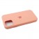 Чехол силиконовый для iPhone 12 mini Светло персиковый FULL