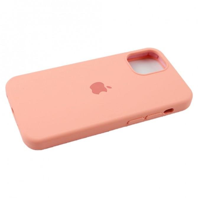 Чохол силіконовий для iPhone 12 Pro Max Світло Персиковий FULL-4