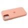 Чохол силіконовий для iPhone 12 /12 Pro Світло Персиковий FULL