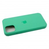 Чехол силиконовый для iPhone 12 /12 Pro Мятный FULL Чехол силиконовый для iPhone 12 /12 Pro Мятный FULL