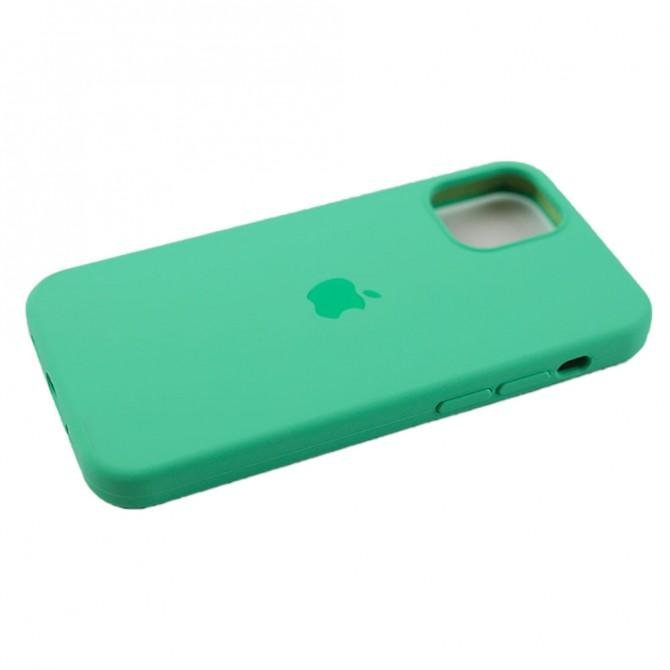 Чехол силиконовый для iPhone 12 /12 Pro Мятный FULL-4