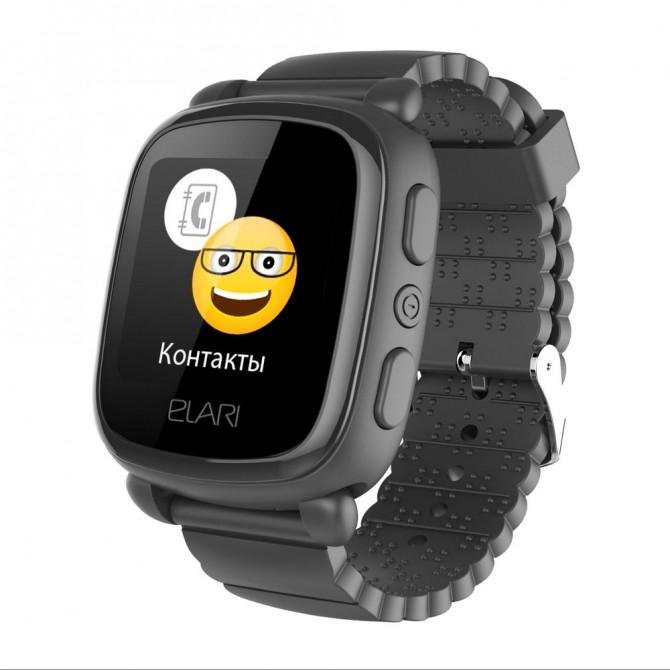 Детские умные часы Elari KidPhone 2 Черный