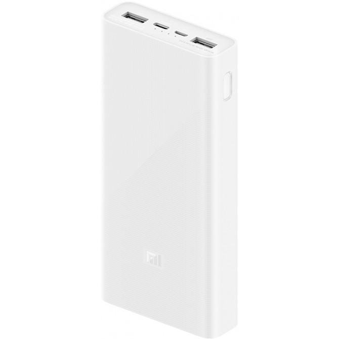 Повербанк Xiaomi 3 20000mAh (2USB+Type-C) White (PLM18ZM/VXN4258CN)-1