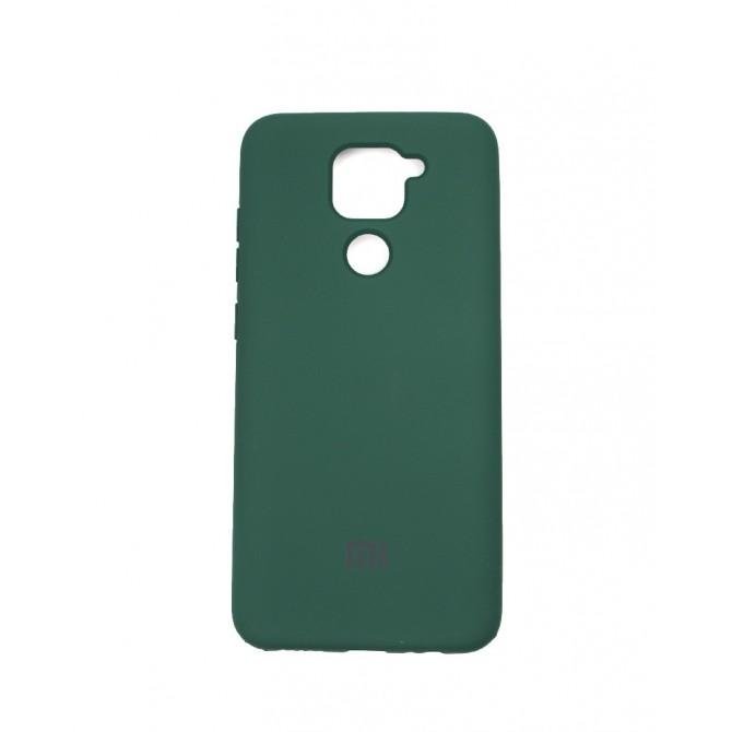 Original Soft Case Xiaomi Redmi Note 9/Redmi 10X Темно Зелений FULL-3