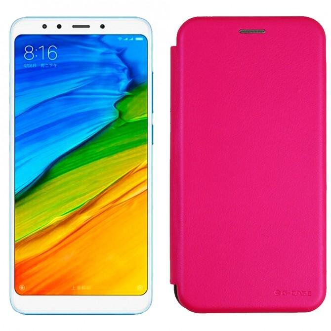 Чохол книжка U-Like Best для Xiaomi Redmi 5 Plus Pink