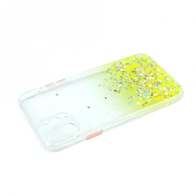 Чехол Frame&Gliter для iPhone 11 Pro Max Yellow-3