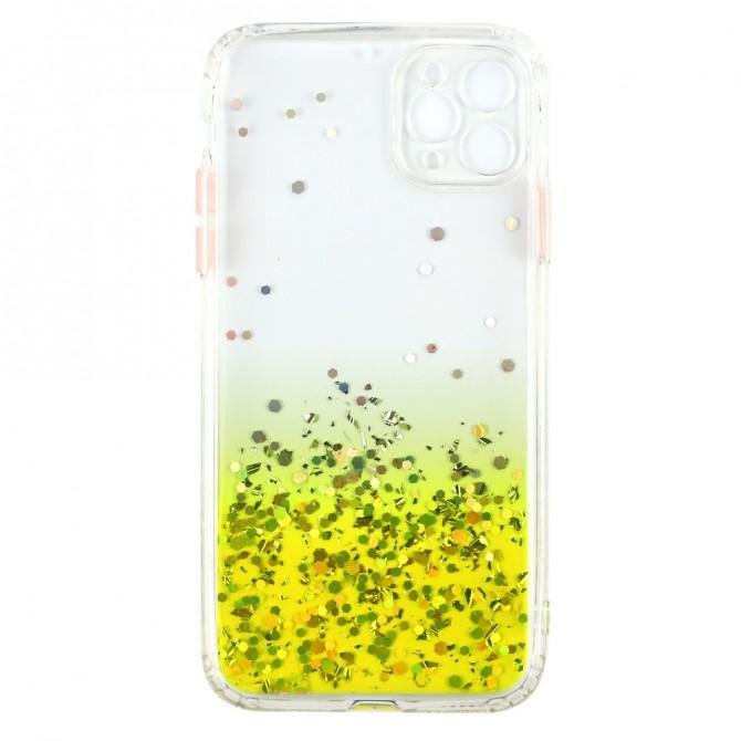 Чохол Frame&Gliter для iPhone 11 Pro Yellow-2