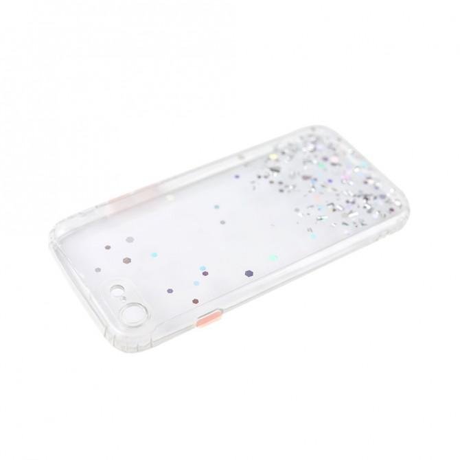 Чехол Frame&Gliter для iPhone 7/8/SE Silver-3