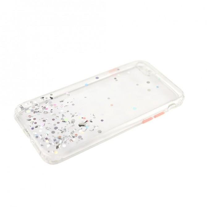 Чехол Frame&Gliter для iPhone 7/8/SE Silver-4