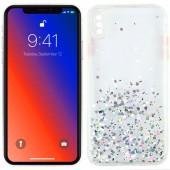 Чехол Frame&Gliter для iPhone X/Xs Silver