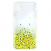 Чохол Frame&Gliter для iPhone X/Xs Yellow Чохол Frame&Gliter для iPhone X/Xs Yellow