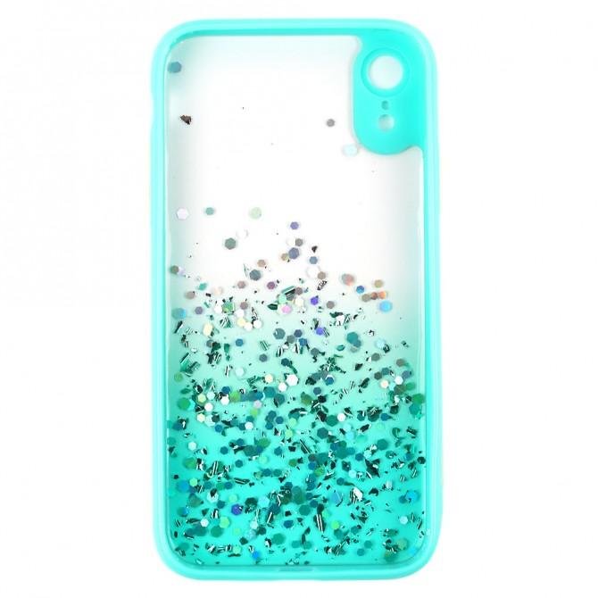 Чехол Frame&Gliter для iPhone Xr Light Blue-2