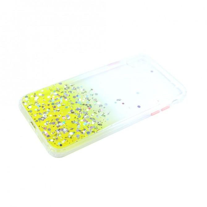 Чохол Frame&Gliter для iPhone Xs Max Yellow-4