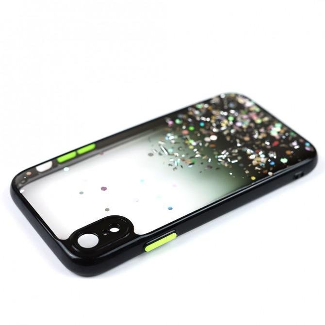 Чохол Frame&Gliter для iPhone Xs Max Black-3