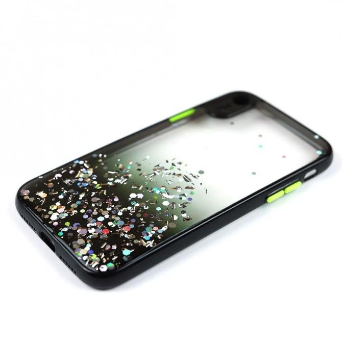 Чохол Frame&Gliter для iPhone Xs Max Black-4