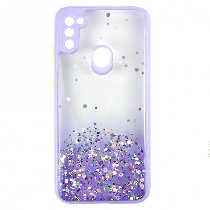 Чехол Frame&Gliter для Samsung A115/M115 Galaxy A11/M11 Lilac-1