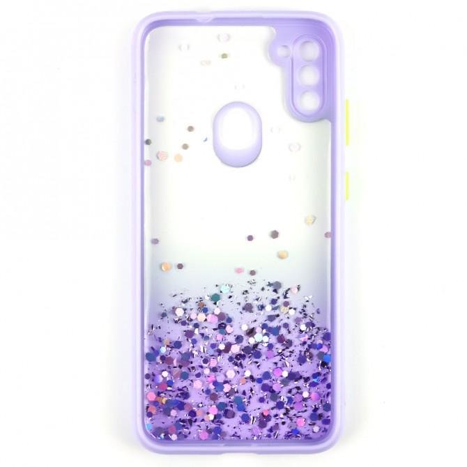 Чехол Frame&Gliter для Samsung A115/M115 Galaxy A11/M11 Lilac-2