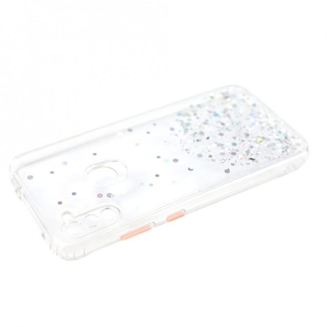 Чехол Frame&Gliter для Samsung A115/M115 Galaxy A11/M11 Silver-3