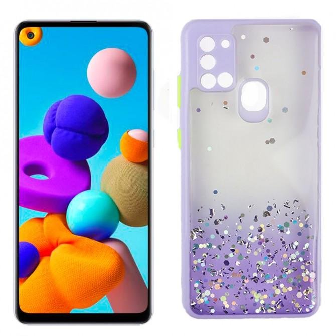 Чехол Frame&Gliter для Samsung A217 Galaxy A21s Lilac