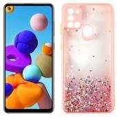Чохол Frame&Gliter для Samsung A217 Galaxy A21s Pink