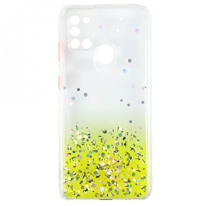 Чохол Frame&Gliter для Samsung A217 Galaxy A21s Yellow-1