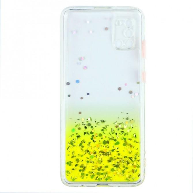 Чехол Frame&Gliter для Samsung A315 Galaxy A31 Yellow-4