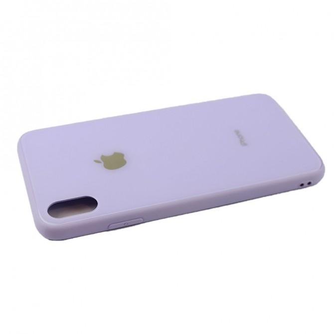 Чехол U-Like Glossy Logo series для iPhone Xs Max Lilac-3