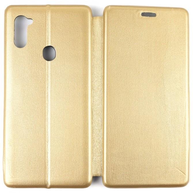 Чехол книжка U-Like Best для Samsung A115/M115 Galaxy A11/M11 Золотой-2