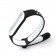 Ремінець NIKE design для Xiaomi Mi Band 3/4 (Silicon) Black&White