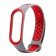 Ремінець NIKE design для Xiaomi Mi Band 3/4 (Silicon) Grey&Red