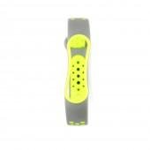 Ремешок NIKE design для Xiaomi Mi Band 5/6 (Silicon) Grey&Yellow