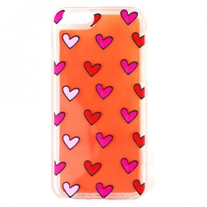 Чохол U-Like Aqua Case для iPhone 6 Hearts-1