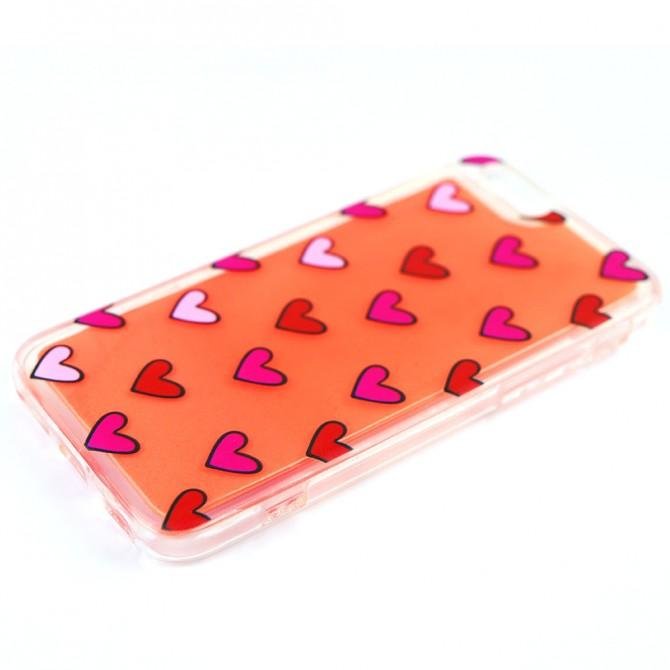 Чохол U-Like Aqua Case для iPhone 6 Hearts-4